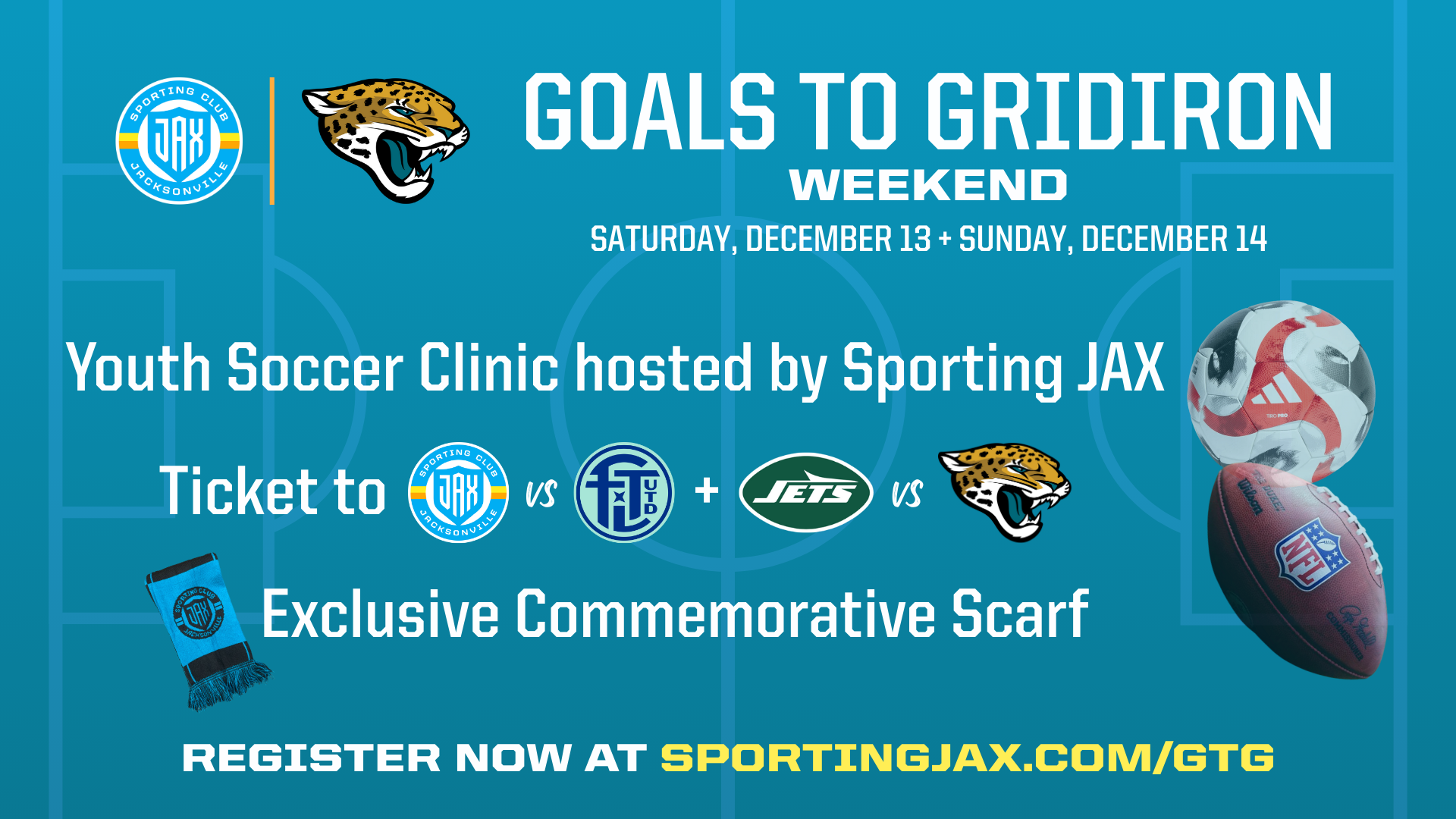 Sporting JAX to host Goals to Gridiron in collaboration with the Jacksonville Jaguars featured image