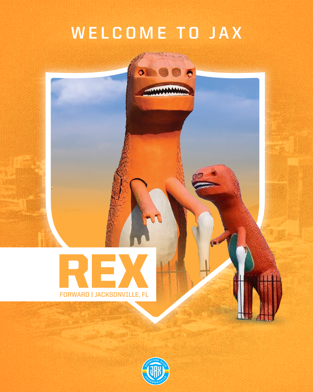 Welcome to JAX: Rex. Forward/Jacksonville, FL