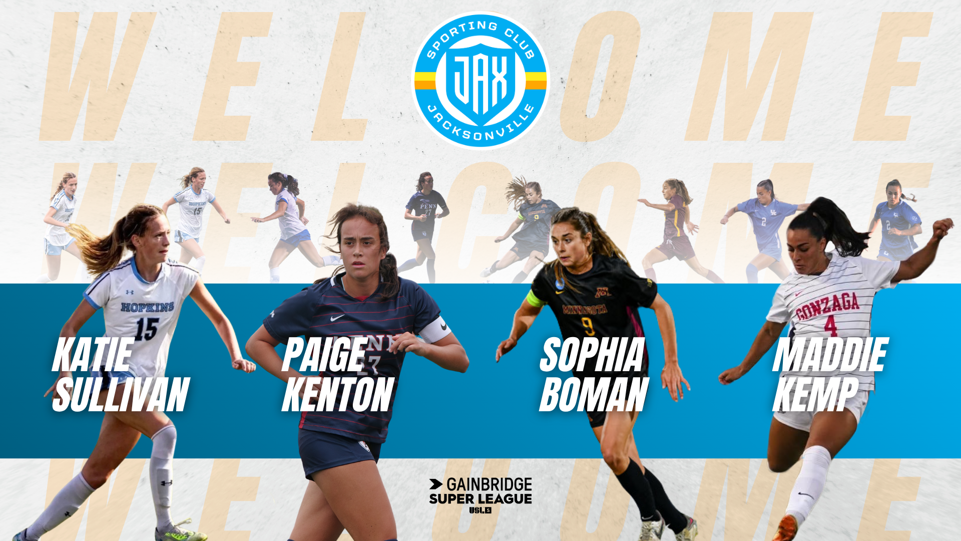 Sporting JAX signs four standout college stars to inaugural roster featured image