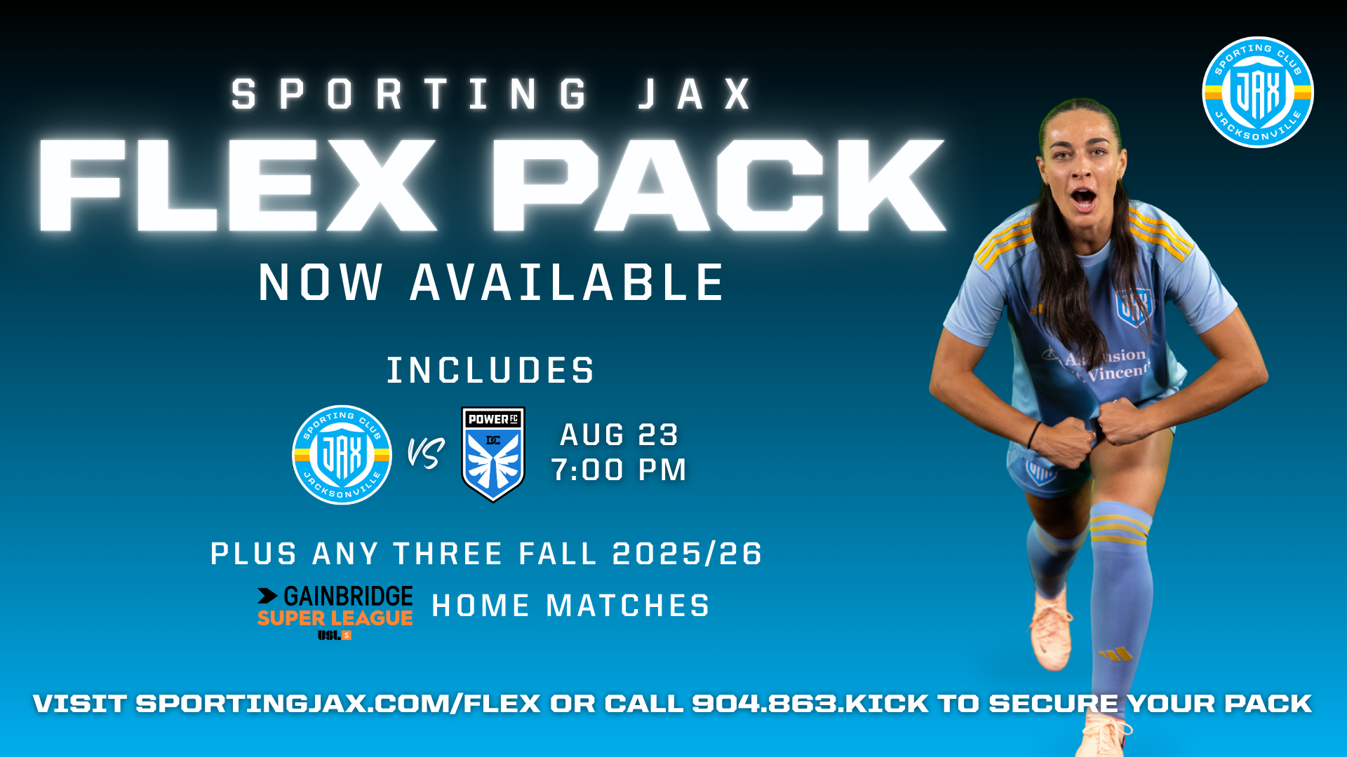 Sporting JAX Launches 4-Game Flex Pack Ahead of Historic Inaugural Match on August 23 featured image