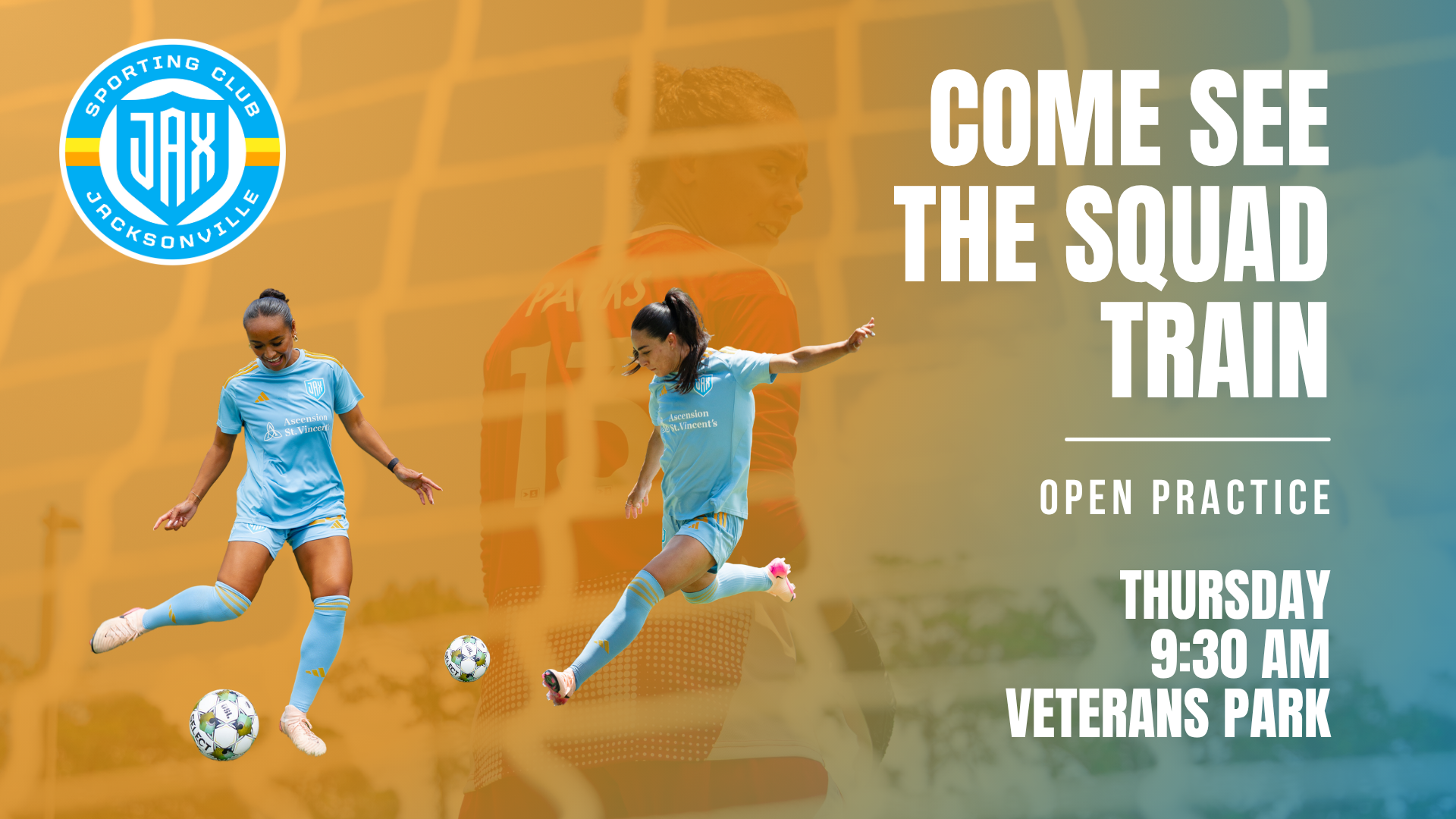 Sporting JAX invites First Coast youth soccer community to exclusive open practice presented by Ascension St. Vincent’s featured image