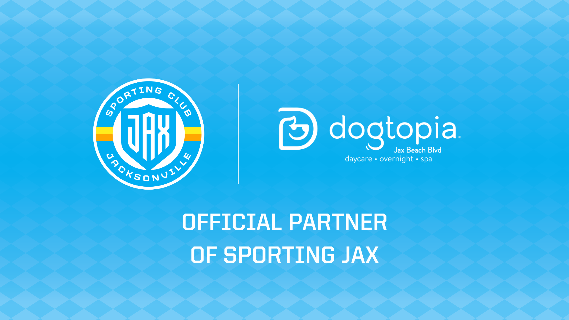Sporting JAX announces new partnership with dogtopia of Jacksonville Beach Boulevard and Military Appreciation Night giveaway featured image