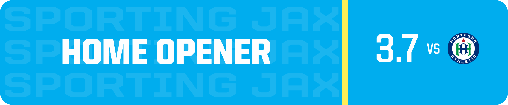 Home Opener: 3.7 vs. Hartford Athletic