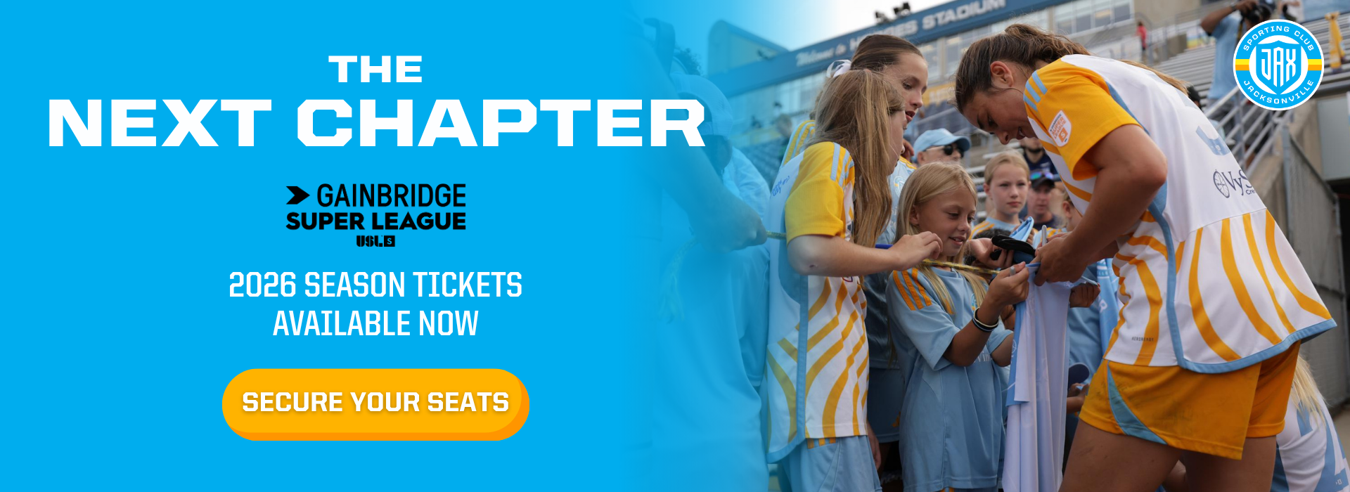The Next Chapter: 2026 Gainbridge Super League season tickets available now.