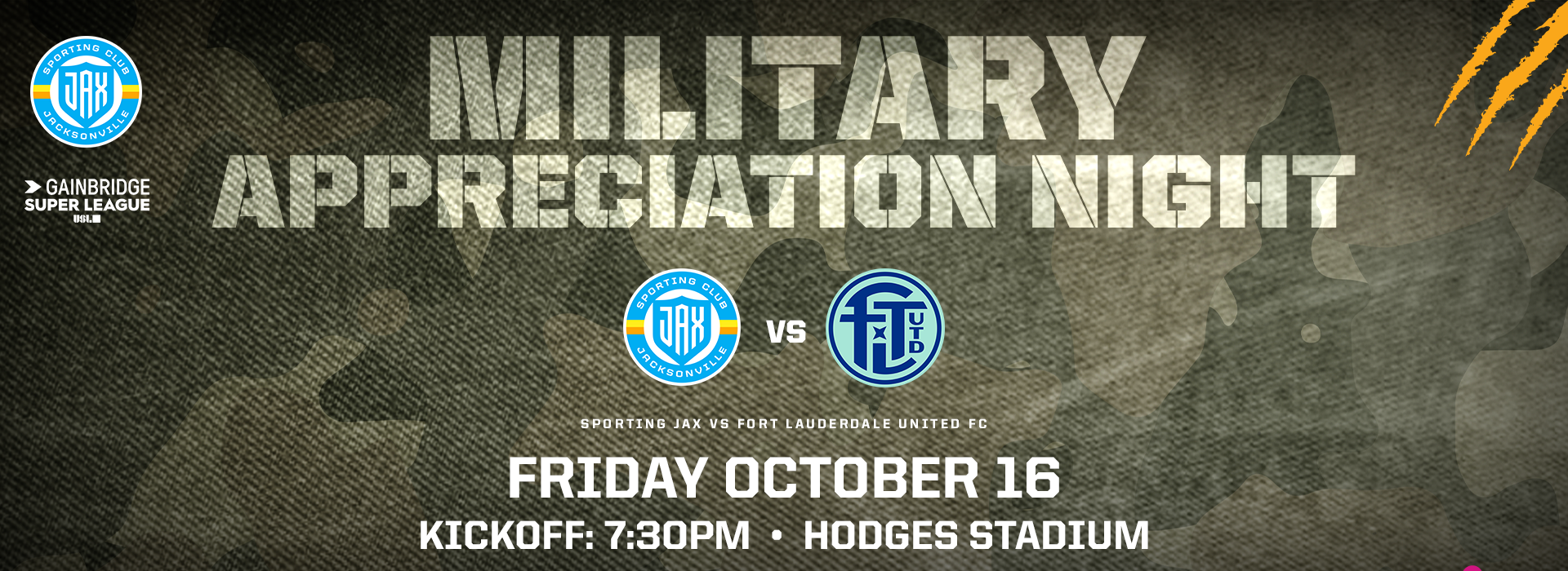 Sporting JAX Military Appreciation Night