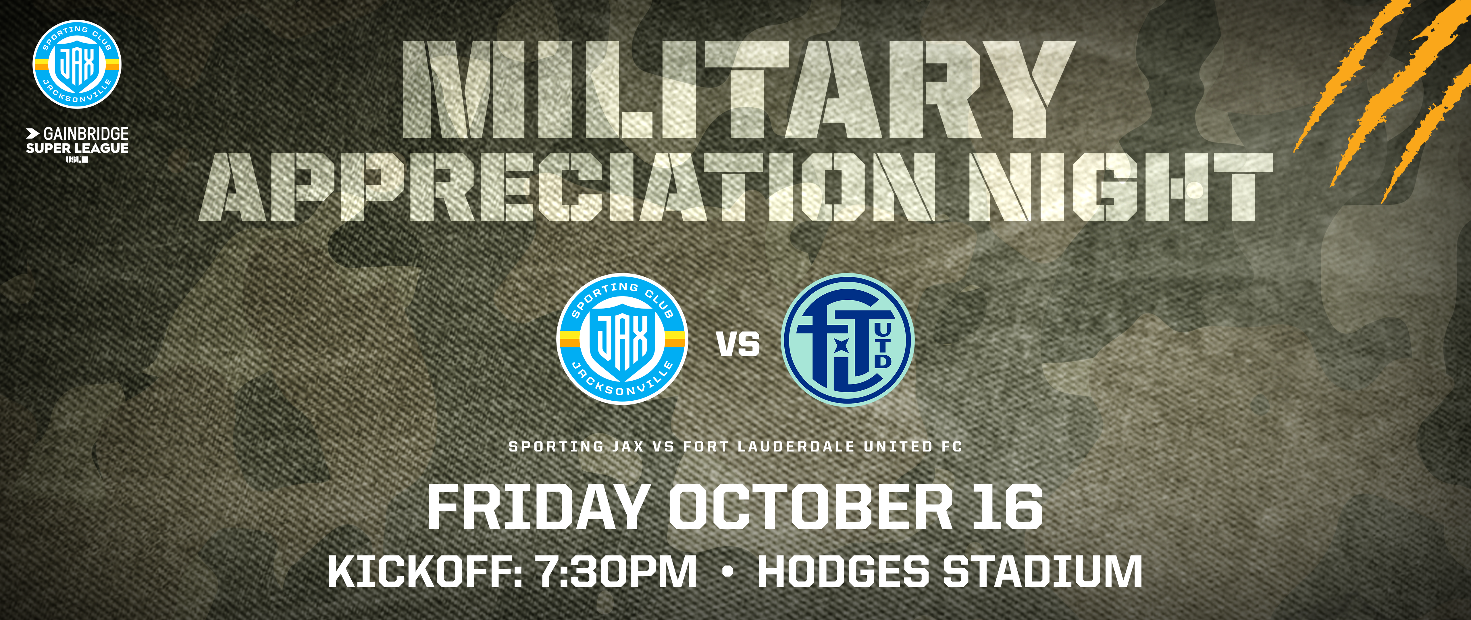 Sporting JAX Military Appreciation Night